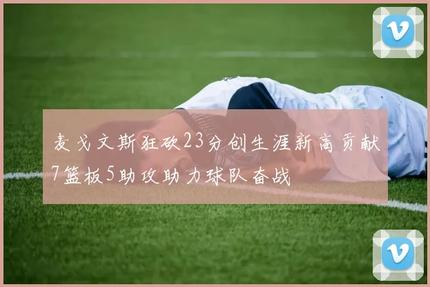 麦戈文斯狂砍23分创生涯新高贡献7篮板5助攻助力球队奋战